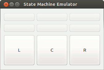 Example of a graphical interface